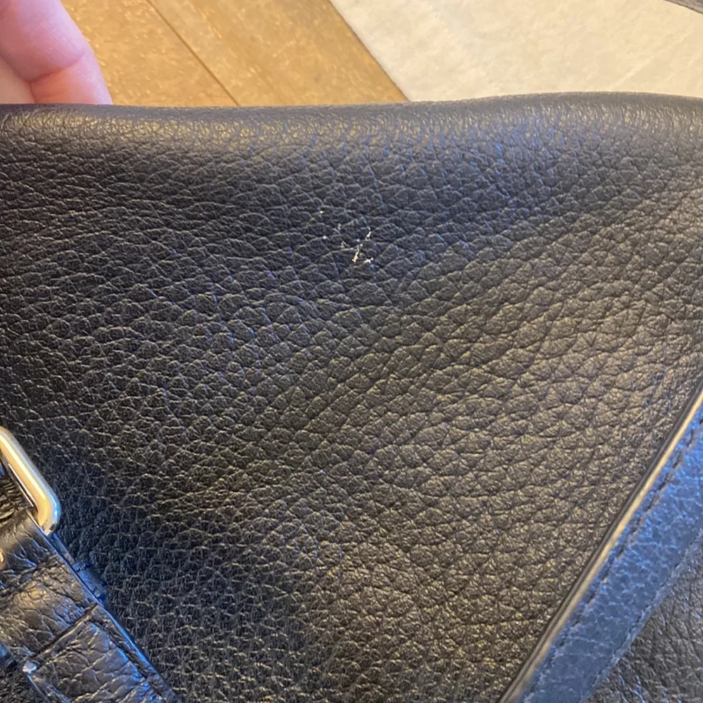 Kate Spade Cobble Hill Little Minka Black 100% Leather Satchel Purse Crossbody - Picture 5 of 5